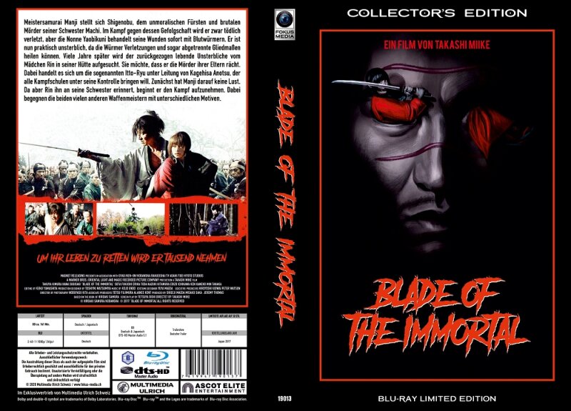 Blade of Imortal - BluRay  - Limitiert auf 50 Stk.